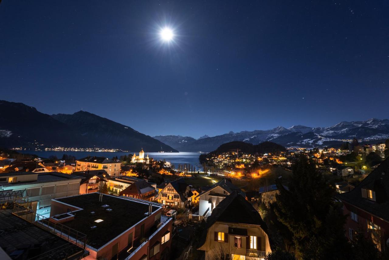 La Belle Vue Boutique Hotel & Cafe Spiez Exterior photo